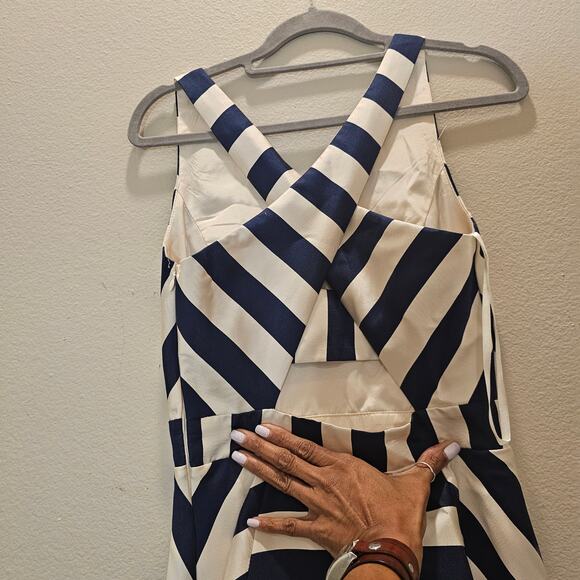 Adelyn Rae Striped Fit and Flare Dress Size XS - Picture 6 of 9